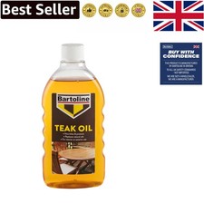 Teak Oil 500ml - Deep Penetrating Wood Protector for Indoor & Outdoor Furniture 43.98 per litre