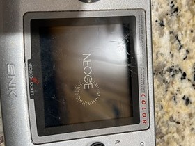 SNK NeoGeo Pocket Color Silver Handheld Console Headphone Jack