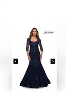 BRAND NEW La Femme Floral Lace Mermaid Gown 28033 - Size 6