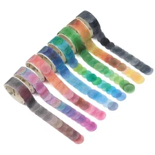 Honbay 8 Rolls 100 Dots/Roll 14mm Candy Colors Dot Washi Tapes Writing Washi ...