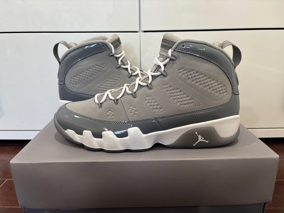 Nike Air Jordan 9 Retro Cool Grey (2025) HV4794-011 Hombres 12 NUEVO ENVÍO RÁPIDO Foto 2 de 4