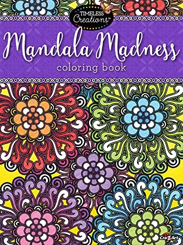 Cra-Z-Art Mandala Madness Creative Coloring Book 64 Page