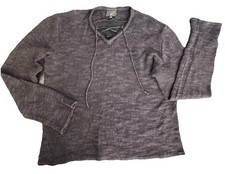 Just Cavalli by Roberto Cavalli Men  s Black Sweater Sz 48 Eur US M Cotton