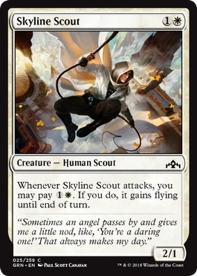 Skyline Scout~025/259~LP~(GRN) - Guilds of Ravnica~MTG