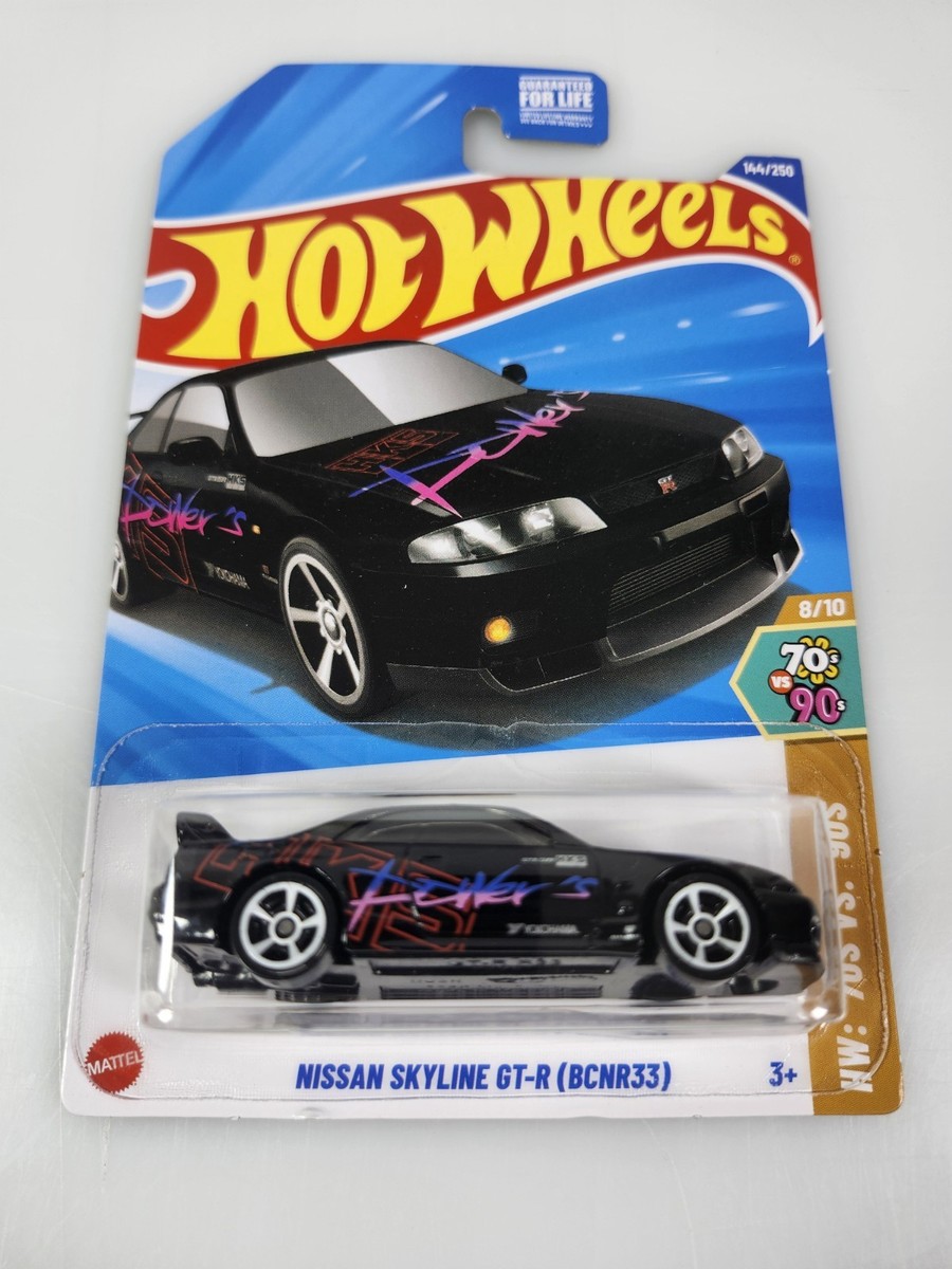 ミニカー HotWheels Benz AMG Skyline GT-R R33 ER34 Hot Wheels Nissan Skyline GT-R BCNR33 HKS Black #144 SUPER