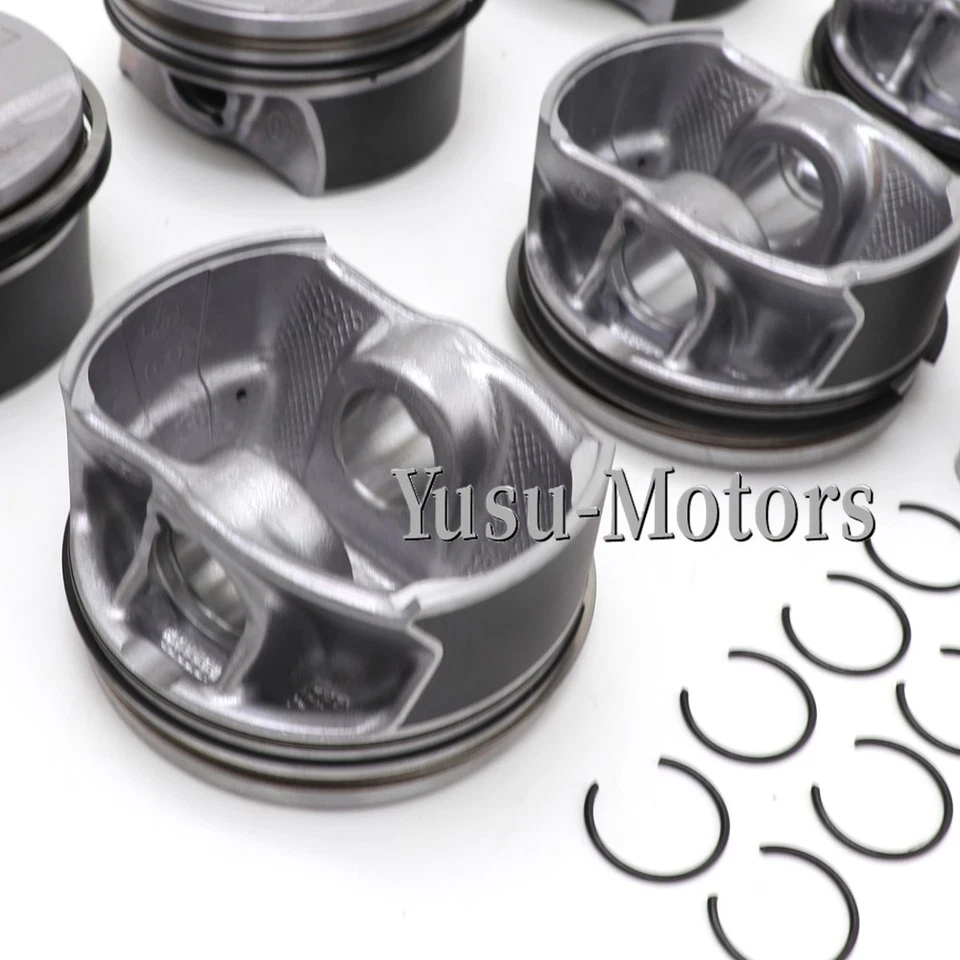 Juego de anillos de pistón OEM de gran tamaño +0,5 para Porsche Audi VW S4 B9 S5 EA839 3,0 TFSI Foto 4 de 4