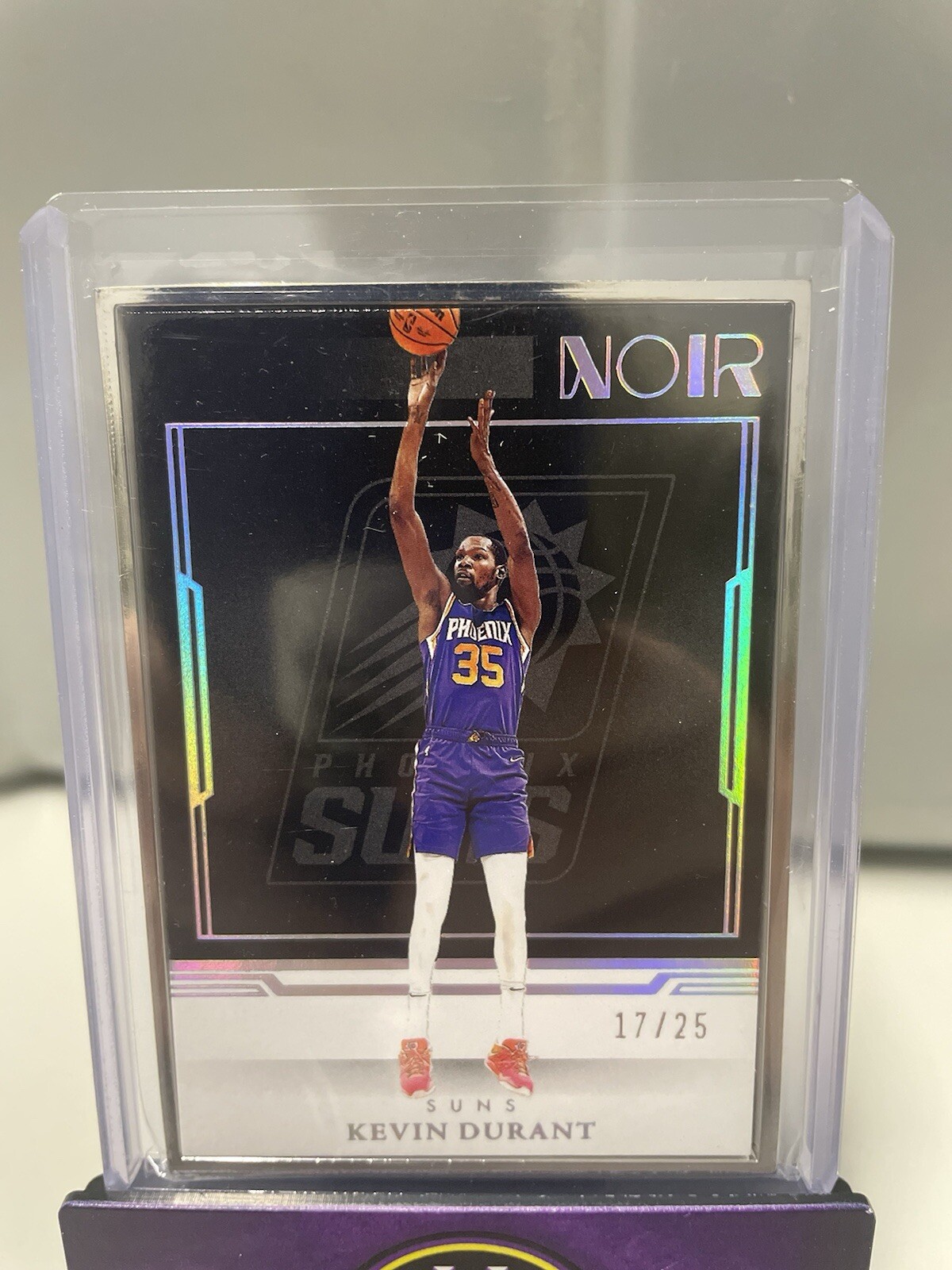 2022-23 Panini Noir Kevin Durant #225 Metal Frame Statement Edition /25