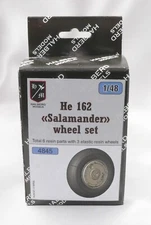 Heinkel He 162 "Salamander" Halberd Models wheels set 1/48 kit