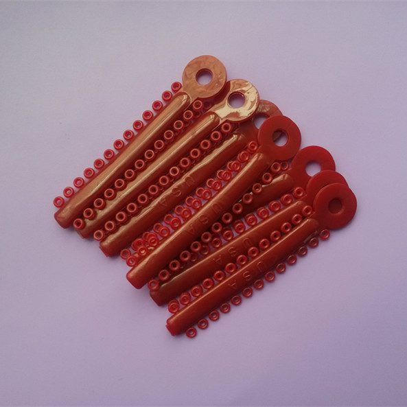 Dental Ligature Ties Orthodontic Elastics Latex Rubber bands Brace Dark Red Ring eBay