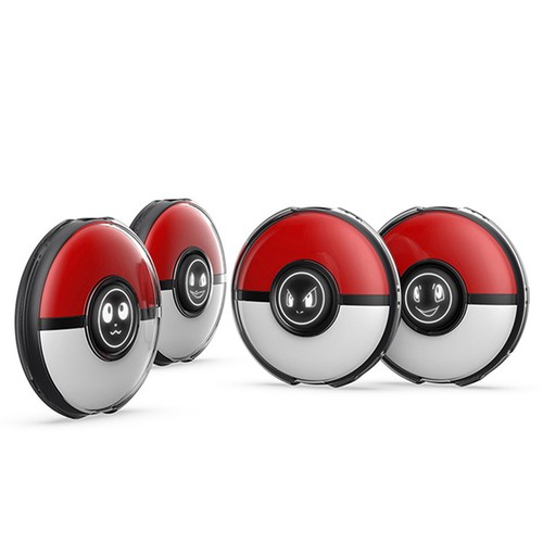 For Pokémon GO Plus+ Transparent PC Hard Case + 4 Adhesive Pads + Hand Lanyard - Imagen 7 de 9