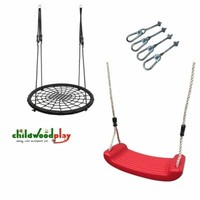 Crow Nest basket swing seat with bundle  4x Hooks Climbing frames accessories