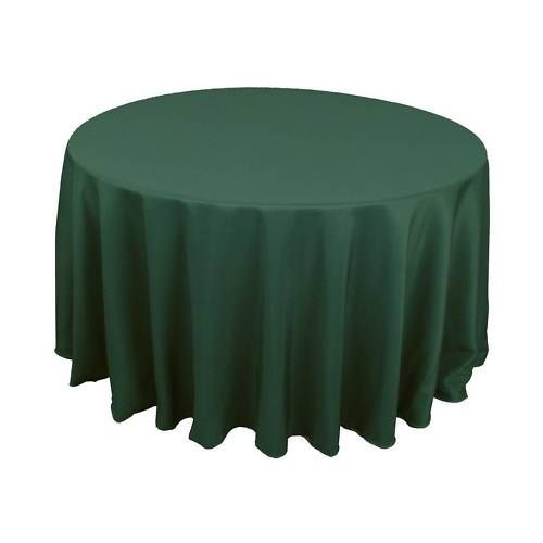 10 Round 120" Polyester Tablecloths 5ft Table Cover High Quality Made in USA - Picture 11 of 32