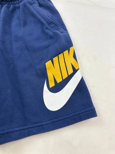Nike Shorts Youth Medium Blue Sportswear Club Fleece Sweat Drawstring CK0509-511 - Picture 3 of 8