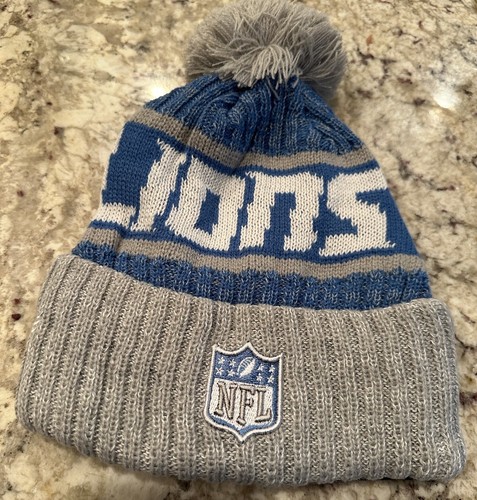 DETROIT LIONS Knit Beanie Hat! Beautiful! - Picture 2 of 7