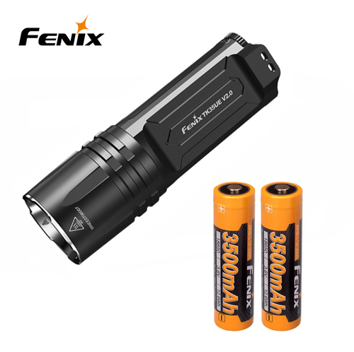 Fenix TK35UE V2.0 5000 Lumens Rechargeable Flashlight + 2X3500mah battery