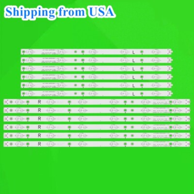 LED Strips For Sharp 50'' TV LC-50LB370U LC-50LB261U LC-50LB481U 500TT65 500TT66