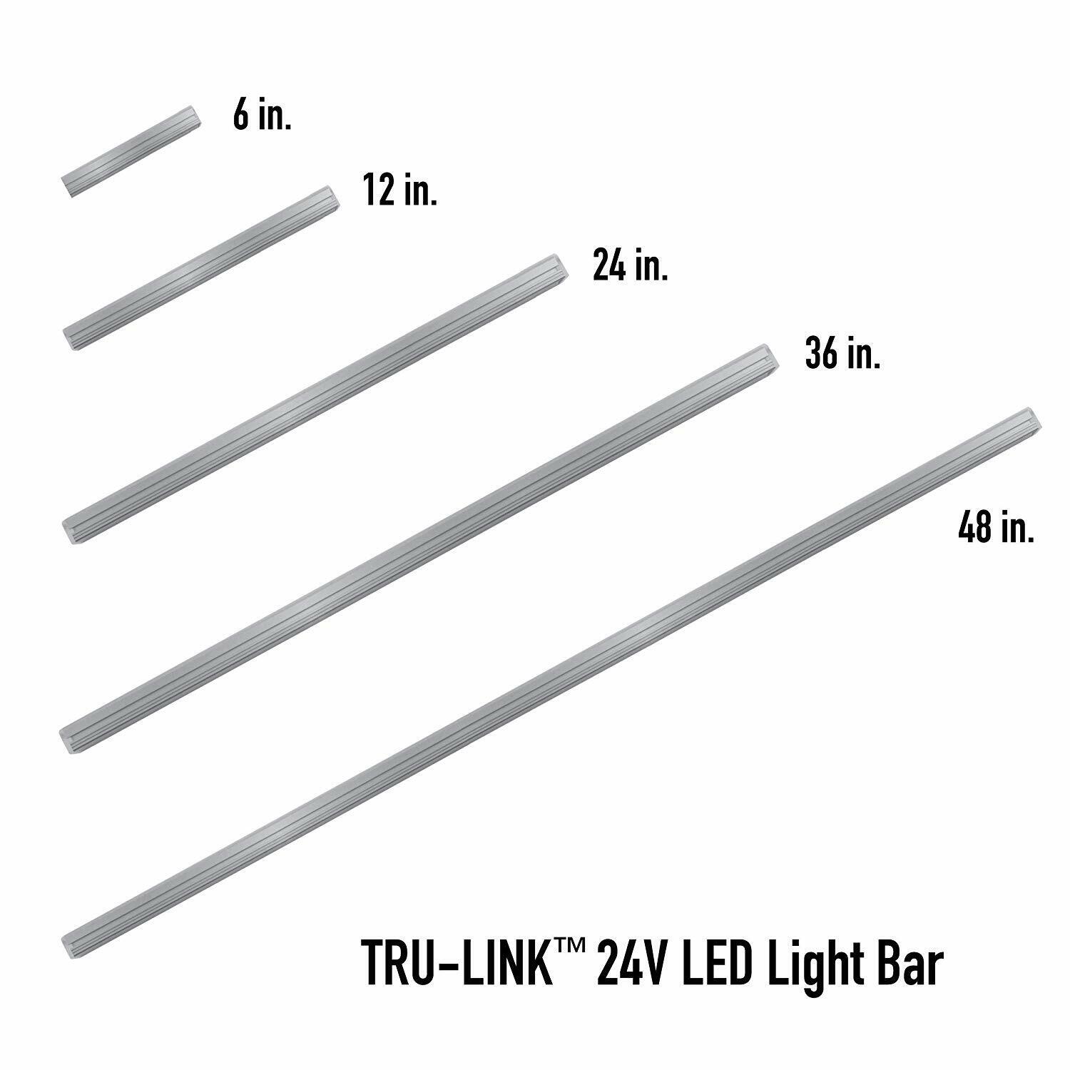 Diode LED TRU-Link 24V Light Bar 4000K Black 48 online shop Nippon regular agency 19.2W 90 in CRI