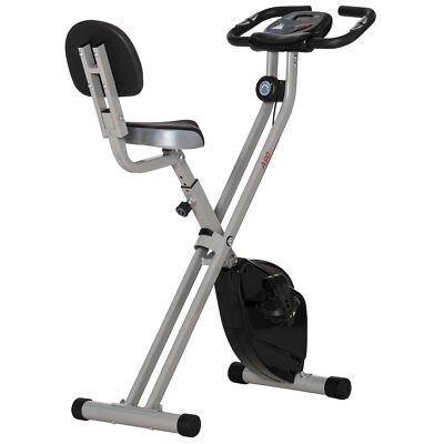 HOMCOM Magnetic Resistance Exercise Bike Foldable LCD
