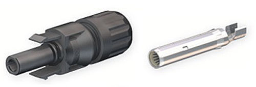 Stäubli MC4 Solar Steckverbinder vom Typ II, Serie PV-KST4/6II-UR und PV- KBT4/6II-UR für 4-6 mm2 Solarkabel mit einem Außendurchmesser von 7,0 bis 8,8 mm (10 Paar