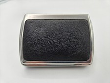 REAR ASHTRAY JAGUAR XJS PRE HE + FACELIFT CIGARETTE ASH TRAY BLACK LEATHER