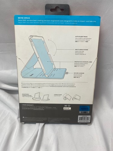 Speck Folding Folio Case & Stand Durable for Apple iPad Air 2019 10.5in iPad Pro - Picture 4 of 6