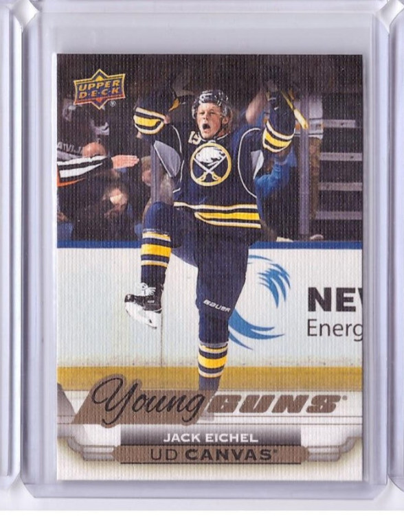 2015-16 Upper Deck Young Guns Canvas C91 Jack Eichel - Sabres