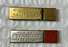 The Wahl Company Chicago Red Top Eversharp  Medium Soft  Graphite Lead Tin Lot 2