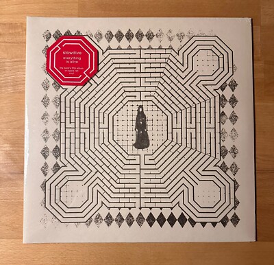 slowdive everything is alive Apple Red Vinyl - very Rare
