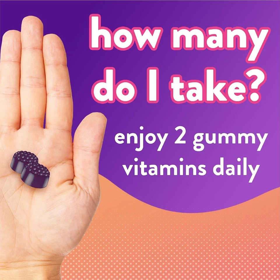 Vitafusion Extra Fuerte Melatonina Gomosas Vitaminas, 5Mg, 120 Ct Gomitas Foto 4 de 4