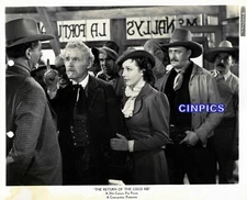 "THE RETURN OF THE CISCO KID" HENRY HULL,LYNN BARI KEY BOOK 1939 V.ORIGINAL 8X10