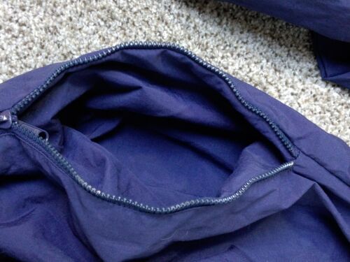 Vintage Izod Mens Sz XL Pullover Lightweight Navy Blue Windbreaker - Picture 6 of 10