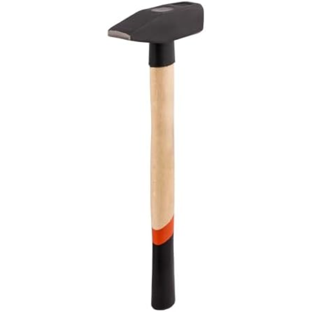 Mivos Martello da fabbro, 1000 g, con manico in legno, martello da ingegnere con