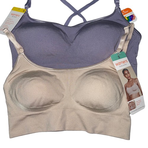 Warner's Bra Bralette Seamless Convertible Wirefree Comfort Wide Band RM0911 - Picture 2 of 48