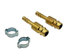 Water Fed Pole Hosetail Rectus 26 Fittings 6mm Barb Microbore Connector + Oclips
