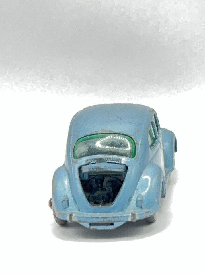 Matchbox Lesney Volkswagen Coccinelle 25B - Bleue, Fabrication Anglaise, 1958