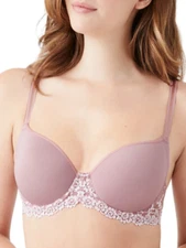 Wacoal L20614 Women's Embrace Rose Lace Contour Bra Size 32DD