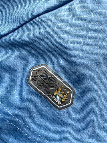 2004-05 Manchester City Heim Fußball Shirt Vintage Trikot Fußball Kits M - Bild 4 von 5