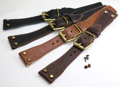 26mm Aviator WW Pilot Watch Band Fits Minerva Long Fixed Bars Deck Watch