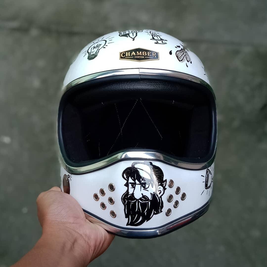 custom dead space motorcycle helmet Dead Space Isaac Helmet STL  Nikko Industries