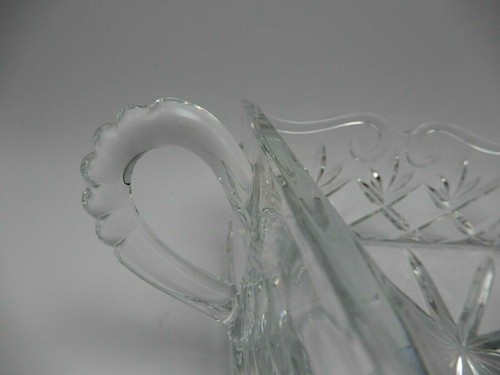 Shannon Crystal Designs of Ireland Square Box Bowl Basket with Handles - Picture 4 of 12