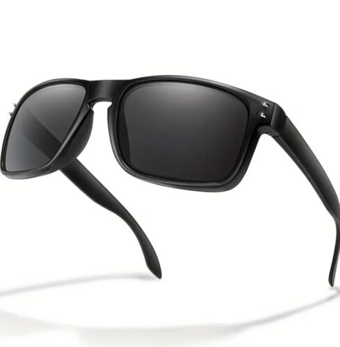 Square Sunglasses Polarized for Men Women Outdoor Sports Driving Glasses Fishing - Picture 21 of 32