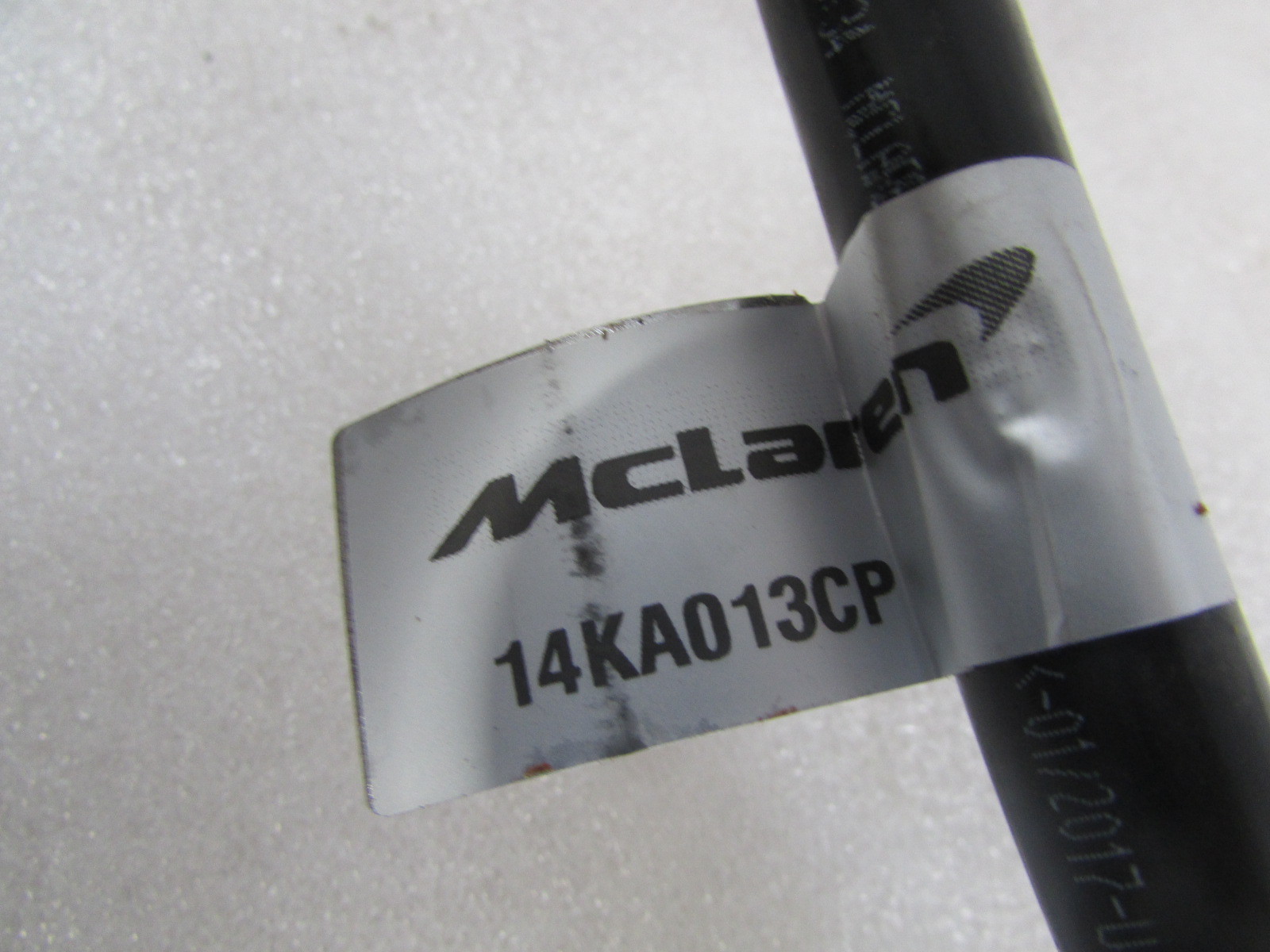 Mclaren 720S, Emission Hose, Used, P/N 14KA013CP