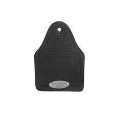 OG Lowrider Bicycle Fender Rear Black Mud Flaps With Lowrider Classic Logo