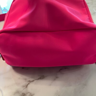 KATE SPADE Karissa Nylon Backpack Medium Bright Neon Pink Black Interior Womens KATE SPADE Karissa Nylon Backpack Medium Bright Neon Pink  main image 4
