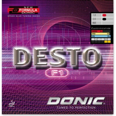 Donic Desto F1 Tischtennisbelag / NEU und OVP / zum Sonderpreis