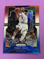 2019-20 Panini Prizm Torrey Craig Red White Blue Prizm #87 Denver Nuggets
