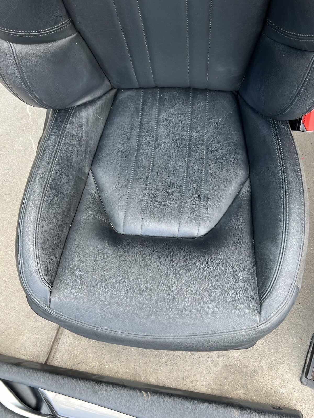 OEM 2014-2017 MASERATI GHIBLI SEAT SEATS HEADREST DOOR PANELS LEATHER BLACK