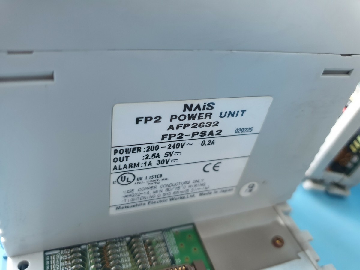 PANASONIC FP2-PSA2 , FP2-C2 Ver. 1.10 , PP4 , PP2 , XY64D2T PANASONIC FP2-PSA2 , FP2-C2 Ver. 1.10 , PP4 , PP2 , XY64D2T