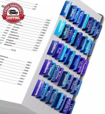 Bible Tabs-90 Tabs, Laminated Bible Tabs for Women and Men, Large Print Bible Ta