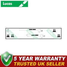 Lucas HT Ignition Leads Fits Ford Sierra Granada 2.0 2.3 2.5 2.8 3.0 LUC7454SJ